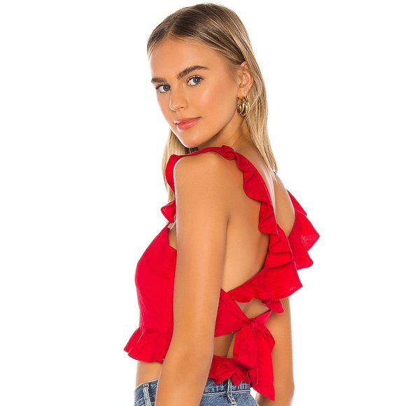 Leona Top in Red - Picture 1 of 2